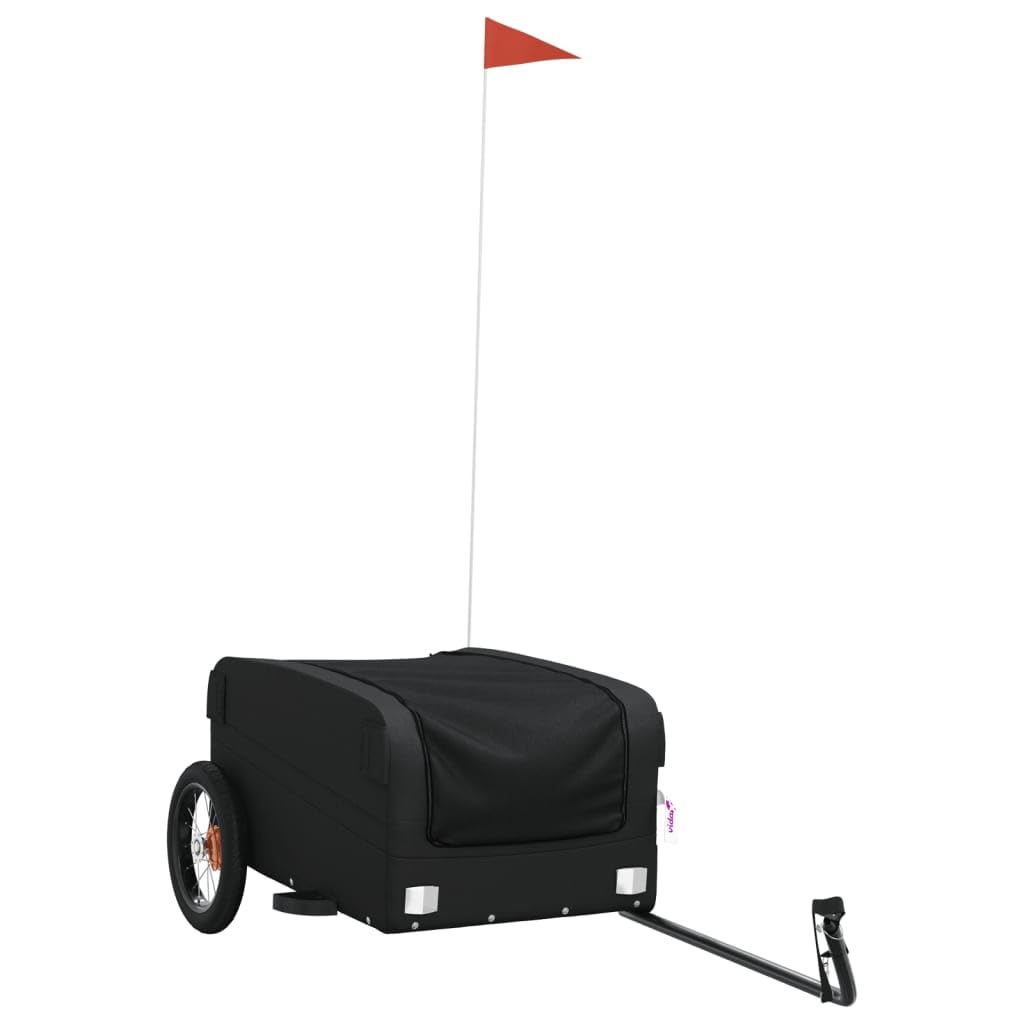 Remolque de Carga para Bicicleta Hierro Negro 30 kg, Remolque Bici Perro, Remolque Bicicleta De Carga - 94038