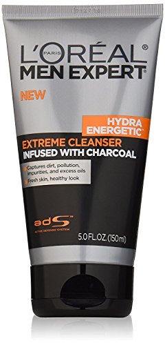 L'Oreal Paris Men Expert Charcoal Facial Cleanser & Anti-Wrinkle & Firming Face Moisturizer Gift Set (Set of 2) - Image 3