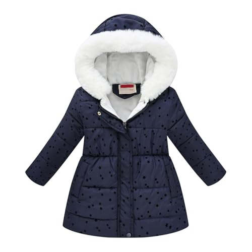 ダウンジャケット キッズ 男の子 女の子 保温 防寒 防風 ロング ダウンコート アウトドア 暖かい 中綿ジャケット ベビー 冬 アウター フード付き 子ども 防寒着 赤ちゃん あったか 上着 厚手 冬服 小学生 通学 お出かけ 雪遊び(ダークブルー,15