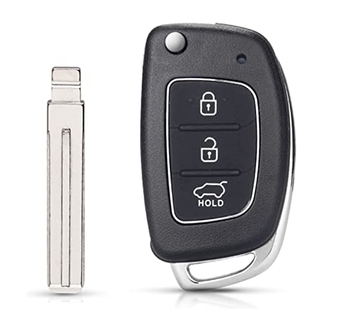 Hyundai Klay Fob Replacement for I20, I30, I40, ix20, ix30, ix35, ix45, ix55, Tucson, Santa Fe Remote Case Shell