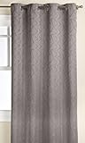 Trendex Home Designs Roxy Window Treatment Panel with Grommets, 54 by 95-Inch, Pearl
