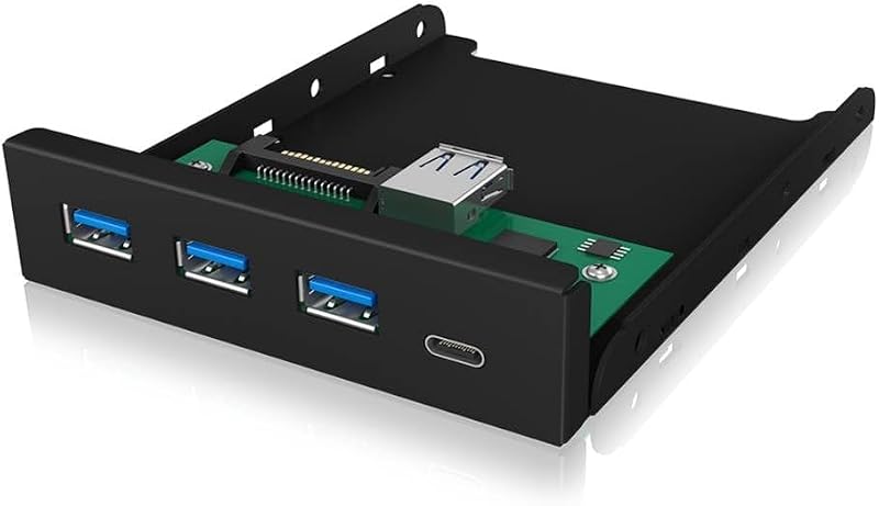 Icy Box 60432 Pannello frontale USB 3.0 nero