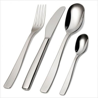 Knifeforkspoon Coffee Spoon by Jasper Morrison [Set of 6] Finish: Polished