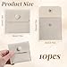 SynHHergyx 10 Pcs Microfiber Jewelry Pouch 3.2