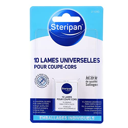 STERIPAN FOOTCARE - Steripan Lames pour Coupe-Cors - Pack De 10 Lames - Forme Universelle Cover