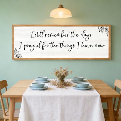 I Still Remember the Days Framed Wall Art - 40x15