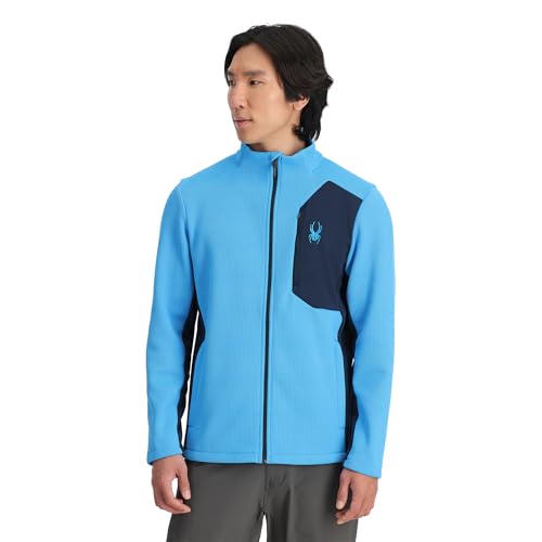 Image of Spyder Men's Bandit Hybrid Full Zip Mid Layer Jacket
