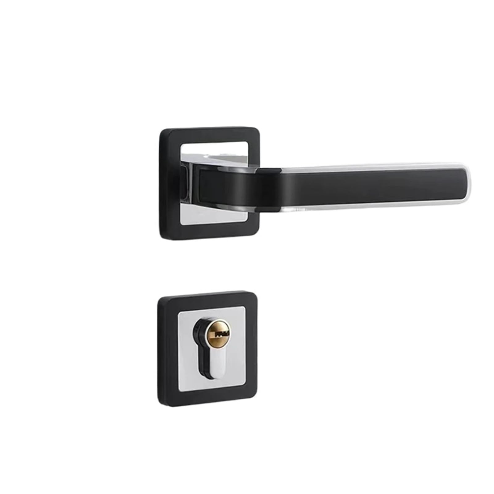 Bsaxithzb Mute Lock Body 3 Bedroom Silent Door Lock Household Handle