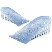 Height Increase Insoles Multilayer Transparent Silicone Shock Absorbing Shoe Lifts Elevator brandone Height Insoles 2cm 1 Pair 3.5cm 1 Pair