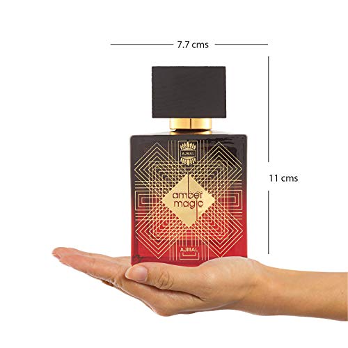 Ajmal Amber Magic EDP 100ml Woody perfume for Men & Maryaj GOLDIE EDP 100 ML & M FOR HER EAU DE Perfume 90 ML - Image 7