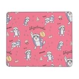 仕事猫7 ユニーク ゲーミングマウスパッド 防水 ラバーベース 多サイズ対応