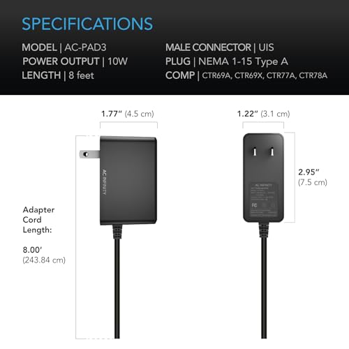 Adaptateur secteur UIS avec câble de charge pour blocs de contrôle - 5