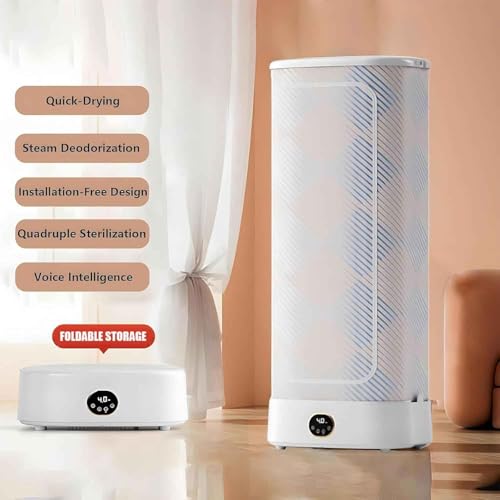 Sèche-linge portable pliable automatique 1000W avec désinfection - 4