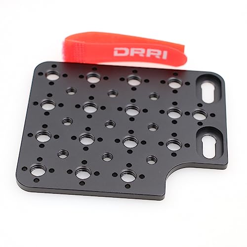 DRRI Universal 3/8" Thread Extension Side Plate for ARRI Mini miniLF XT LF Sony RED Teradex Wireless Transmitter (Side Plate 2)