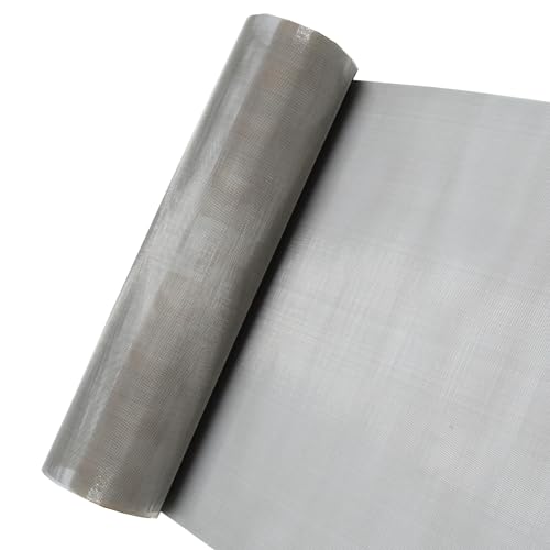 304 Stainless Steel Mesh Screen 15.7" x 47.2", 30 Mesh 0.6mm Hole