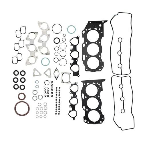 Image of GXARTS Engine MLS Cylinder Head Gasket Set HS26290PT Compatible with Toyota Tacoma 4Runner FJ Cruiser Tundra 4.0L DOHC 1GRFE 2003-2011 HGS969 HS26330PT HS54462