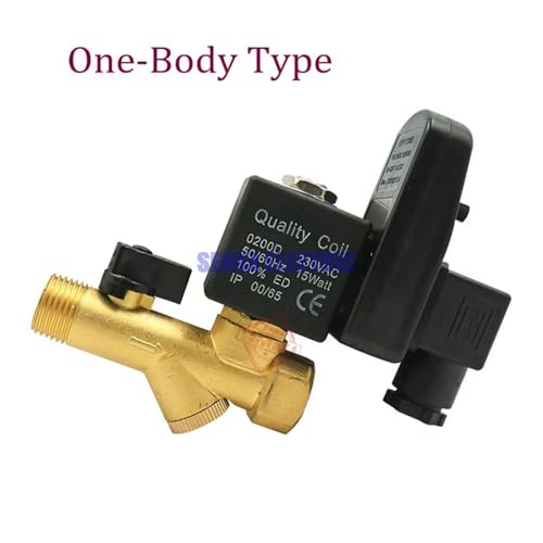 Électrovanne de vidange automatique 1/2 évacuation eau compresseur - 5
