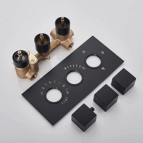 Ensemble de formes de douche portable et robinet de douche 3 fonctions avec cascade - 3