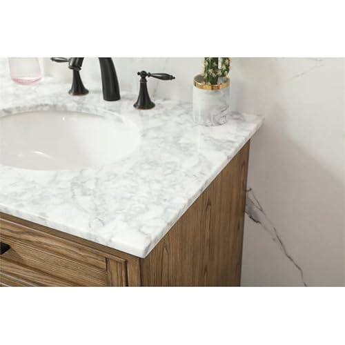 Elegant Decor 30 Inch Single Bathroom Vanity In Driftwood #TOP3
