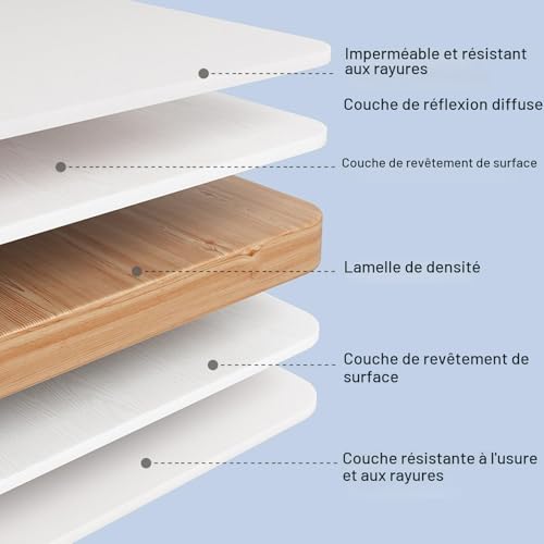 Bureau + Chaise Enfant Réglables avec Tiroir OSKOPWRC