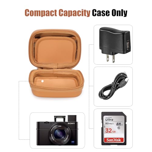 Estuche Protector para Cámara Digital Pequeña Marrón miniatura 3