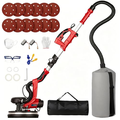 Image of Cutforge Drywall Sander with Vacuum Auto Dust Collection LED Light 1050W