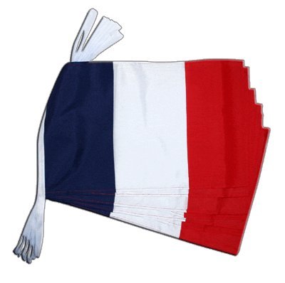 Guirlande France géante pour animer vos soirées de match de football