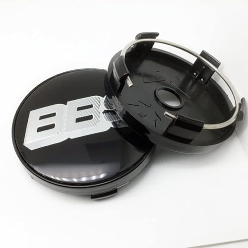 Aamron Hub Centre Caps for BBS Wheel Center Caps&Waterproof 4Pcs 56mm, Dustproof Hubcaps for Rims, Car Styling Accessories,E, normal