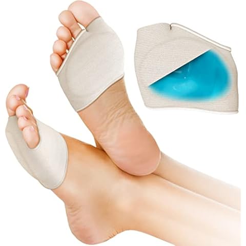 Medipaq® Metatarsal Gel Protector Cushion Pads - 1 Pair of Metatarsal Pads for Women - Ball of Foot Cushion Pads for Heels - Gel Foot Pads for Heels - Mortons Neuroma Pads - UK Size 7-12 Cover