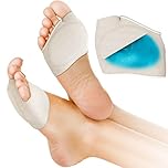 Medipaq Metatarsal Gel Cushion Pads (1 Pair, UK Size 3-7½) – Ball of Foot Pads for Women – Relieves Pressure on Heels & Toes – Mortons Neuroma Pads – Gel Pads for Comfort & Pain Relief