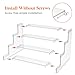 Lifewit Perfume Organizer, Bedroom Decor, Cologne Cupcake Stand, Tool-Free Assembly, Makeup Display Shelf for Vanity Bathroom Counter Storage, Clear, 23 cm/9