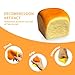 Slow Rising Squishy，Taba Squishy, Stress Balls，Stress Relief & Fidget Toys for ADHD，Party Favor Gift (2pcs Hawaiian Rolls)