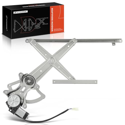 A-Premium Front Left Electric Power Window Regulator with Motor Compatible with Toyota Sienna 2004-2009, Front Driver Side (Without Automatic Up/Down and Anti-Pinch Function), Replace# 85720AE010
