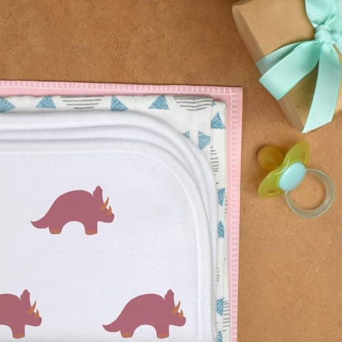 Azeeda 'Triceratops' Baby Burp/Wash Cloth (BC00031533)3
