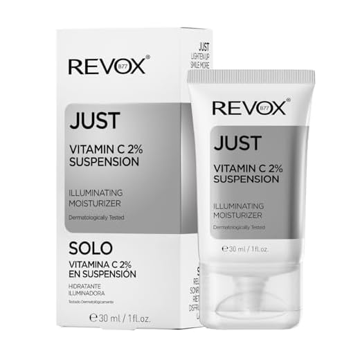 REVOX B77 - Just Vitamin C 2% Suspension, 30 ml, Crema Hidratante Iluminadora para Rostro y Cuello, Reduce Manchas Oscuras, Mejora el Tono y la Textura de la Piel, Estimula Producción de Colágeno