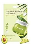 FRUDIA WELCOS Avocado Relief Mask | Calming Face Mask w/Avocado Extract, Centella Asiatica & MadecassosideX4 | Korean Face Mask Skin Care (Pack of 10)