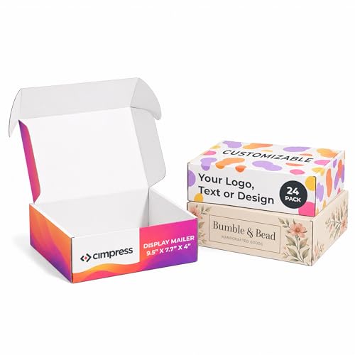 Cimpress Personalized Mailer Box, Add Logo or Text, 9.5" x