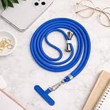 Crossbody Phone Lanyard Strap with Card Holder Clip Universal TPU Polyester Neck Shoulder Phone Strap Case