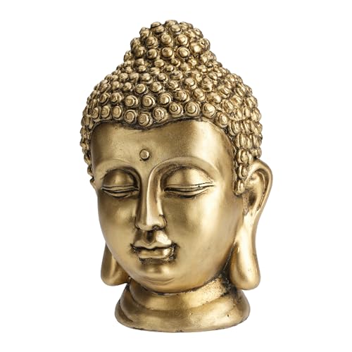 Buddha-Kopf Pflanzgefäße Aus Zement – 2er Set, Für Sukkulenten, Moderner Blumentopf Als Tischdekoration