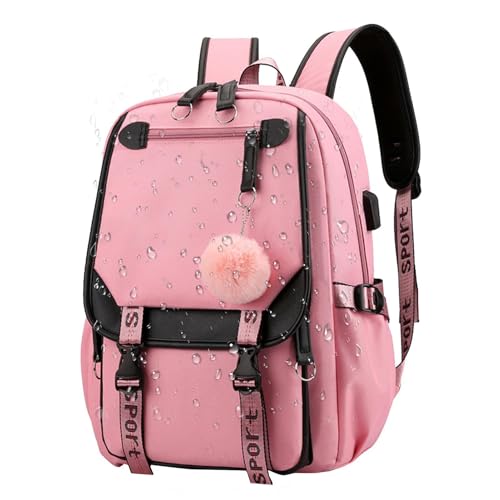Sac à dos mode pour femmes de grande capacité et bookbag scolaire