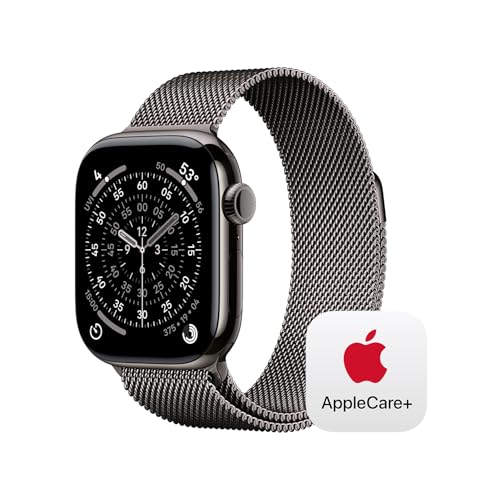 Apple Watch Series 11(GPS + Cellularモデル)- 42mmスレートチタニウムケースとスレートミラネーゼループ + 2年延長 AppleCare+ for Apple Watch Series 11