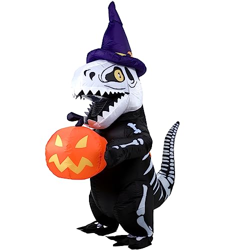 Inflatable Dinosaur Skeleton Halloween Costume