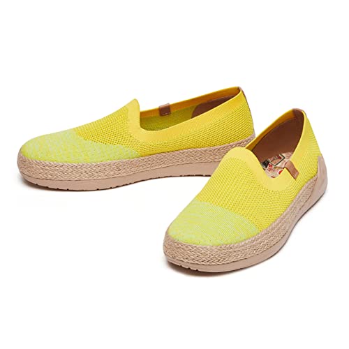 Image of UIN Shoes for Women Slip On Sneakers Comfortable Lightweight Barefoot Travel Art Painted Casual Loafers
