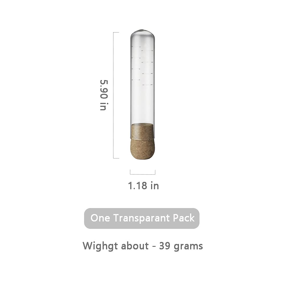 Lot De 4 Infuseurs à Thé En Verre Avec Bouchon Liège | Pour Thé En Vrac | Microperforé Élégant