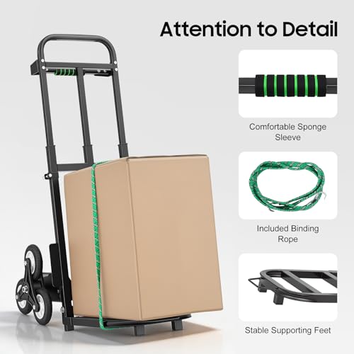 Carrito para escaleras de 6 ruedas 460 lbs plegable miniatura 7