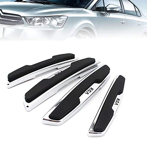 Lychee 4 Pièces Voiture Bord de Porte Protection Bandes Autocollant,Haute Qualité/Adhésif Puissant/Anti-frottement/Anti-Collision/Compatibilité Universelle pour Tous Les véhicules (Noir) Cover