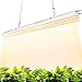 Monios-L T5 LED Grow Light, 4FT Full Spectrum Sunlight Replacement, 60W High Output Integrated Fixture with Rope Hanger for Indoor Plants, Hydroponics, Seedling, Growing, Blooming