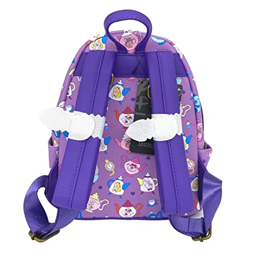 Loungefly Exclusive Alice in Wonderland Tea Pots Double Strap Shoulder Bag2
