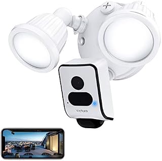 Victure 1080P Floodlight Camera Outdoor Security Camera with IP55 Waterproof Night Vision Motion-Activated