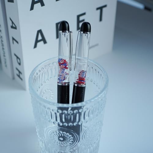 Image of USA Flag Hat Funny Pens Cute Floater Floating Liquid Writing Journaling Office Pen Unique Gift For Women Men